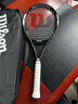 Wilson威爾勝費德勒control小黑拍全碳素進階拍網球拍減震大拍面 曬單實拍圖
