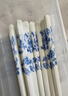 唐宗筷 青花鉤藤陶瓷筷子5雙裝 家用 防霉 防滑 抗菌 耐高溫餐具C1130  曬單實(shí)拍圖