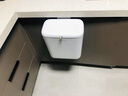 佳幫手廚房垃圾桶家用帶蓋中號(hào)免彎腰懸空壁掛式廚余廁所衛(wèi)生間客廳收納 曬單實(shí)拍圖