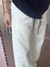 格斯嵐帝休閑褲子男2025春秋季新款痞帥男生垂感直筒闊腿褲長褲休閑褲男 黑色 XL 【120斤-150斤】 曬單實(shí)拍圖