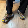歐洲站增高鞋子春秋季新品老爹鞋厚底增高運動(dòng)休閑鞋青年復古鞋 復古黑標準版 38 比運動(dòng)鞋偏大一碼 曬單實(shí)拍圖