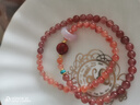 普陀山正品天然南紅手串男女生雙圈手鏈招財轉運瑪瑙送女友禮物 【財富石-福氣相伴】南紅雙圈 曬單實(shí)拍圖