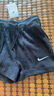 耐克（NIKE）女運動(dòng)短褲 夏季 針織超短褲 三分褲 時(shí)尚百搭 DV7863-010 黑 S 曬單實(shí)拍圖