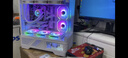 瓦爾基里（VALKYRIE）VK03-M WHITE 白色 M-ATX 游戲電腦臺式機箱 支持360水冷 6.2吋觸摸屏 曲面玻璃270°海景房 曬單實拍圖