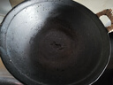 金存章丘鑄鐵鍋炒鍋無涂層炒菜鍋燉鍋不易粘老式家用圓底雙耳生鐵36cm 曬單實(shí)拍圖