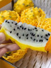 京鮮氣海南燕窩果 白心麒麟果黃皮白肉火龍果孕婦水果整箱禮盒 甄選優(yōu)果6枚【禮盒款】 曬單實(shí)拍圖