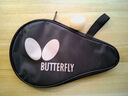 蝴蝶（Butterfly）四星乒乓球拍直拍 雙面反膠皮5層底板401單拍內附拍套 曬單實(shí)拍圖