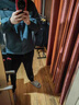 羅蒙（ROMON）夾克男秋冬季潮流棒球服抓絨衣加厚立領(lǐng)搖粒絨外套男裝ZR58藍XL 曬單實拍圖