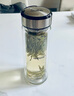 希諾（HEENOOR） 玻璃杯雙層男士耐熱透明水杯商務(wù)辦公家用大容量帶濾網(wǎng)泡茶杯子 升級抗菌款 360ml 曬單實(shí)拍圖