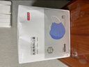 京東京造一次性醫(yī)用外科口罩100只獨立包裝 防塵防花粉防曬面罩藍色  曬單實拍圖