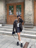 RHUDE FOG品牌女裝美式皮衣外套女2025春秋新款復(fù)古翻領(lǐng)高級(jí)感時(shí)尚收腰顯瘦 馬鞍棕 M 曬單實(shí)拍圖