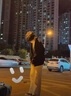 WASSUP HERMU官方外套男女春秋季大碼華夫格衛(wèi)衣男日系慵懶松弛風(fēng)針織開衫夾克 灰色 XL （推薦130-150斤） 曬單實(shí)拍圖