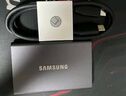 三星（SAMSUNG）T7/T7shield/T9/移動(dòng)固態(tài)硬盤type-c接口NVMe加密移動(dòng)ssd游戲機(jī)大容量外置存儲(chǔ)15手機(jī)外錄直連安卓 T7 太空灰|金屬機(jī)身 名片大小 2T 曬單實(shí)拍圖