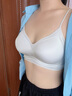 草本初色內(nèi)衣女夏季薄款輕薄涼感小胸聚攏文胸罩 淺灰 【涼皮觸感官方正品內(nèi)衣】 M 【90-110斤】 曬單實拍圖