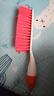 家用老式長(cháng)柄床刷掃床掃把軟毛刷清潔毛刷臥室清潔除塵床刷掃床刷 長(cháng)柄除塵刷子-紅色-1把 曬單實(shí)拍圖