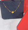 中國黃金（CHINA GOLD）黃金手鏈女士足金四葉草手鏈轉(zhuǎn)運(yùn)珠首飾七夕情人節(jié)生日禮物 【京速達(dá)】足金四葉草手鏈 約1.9g+中金禮盒 曬單實(shí)拍圖