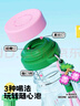 BABLOV花伴森玻璃吸管杯女生高顏值水杯耐高溫學(xué)生牛奶可愛夏日便攜杯子 小櫻桃570ml【耐高溫】 曬單實(shí)拍圖