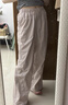 森馬（Semir）防曬休閑褲女25夏季一褲兩穿闊腿褲涼感褲子109325127003 曬單實(shí)拍圖