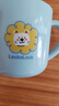 樂(lè)扣樂(lè)扣兒童水杯家用敞口杯寶寶喝奶杯2歲幼兒園吸管杯3歲牛奶杯多用杯子 曬單實(shí)拍圖