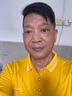 漢角 夏季男士短袖t恤純棉修身翻領(lǐng)反領(lǐng)有領(lǐng)帶領(lǐng)上衣服polo打底衫男裝 黃色 XL/175【120-135斤】 曬單實(shí)拍圖