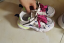 迪士尼童鞋女童夏季單網(wǎng)鞋老爹鞋休閑運(yùn)動鞋透氣DST1211 桃紅 34  曬單實(shí)拍圖