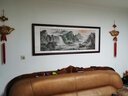 思荷 純手繪萬(wàn)里長(cháng)城畫(huà)靠山圖國畫(huà)山水畫(huà)客廳背景墻裝飾掛畫(huà)辦公室畫(huà) 旭日東升-款A 168*62 CM 曬單實(shí)拍圖