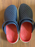 卡駱馳crocs舒樂(lè)洞洞鞋沙灘鞋男鞋包頭女鞋拖鞋|209964 深藍(lán)色-410 43 (270mm) 曬單實(shí)拍圖