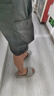 真維斯（JEANSWEST）短褲男夏季男款運(yùn)動(dòng)超薄速干中褲男士直筒休閑五分褲 黑色 L  曬單實(shí)拍圖