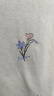 茵曼（INMAN）休閑花朵刺繡T恤2025夏季女裝新款設(shè)計(jì)感圓領(lǐng)短袖寬松上衣 淺杏色 S 曬單實(shí)拍圖