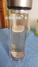 【?京東物流配送】高硼硅雙層玻璃杯大容量泡茶杯水杯子茶水分離 【雙層加厚】茶杯 350ml 1只 曬單實(shí)拍圖