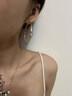 伊燦港風夸張大耳圈耳環(huán)女氣質(zhì)名媛高級感耳釘2025年新款爆款時尚耳飾 港風夸張金色大耳圈耳環(huán) 曬單實拍圖