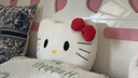 宿舍床頭軟包靠背沙發(fā)大學生寢室上下鋪防撞hellokitty大靠枕 KT貓抱枕紅色 40cm 曬單實拍圖