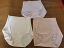 梵客隆【3件裝】無痕內(nèi)褲女新款夏季冰絲薄高腰收腹提臀三角褲收小肚子 【冰絲無痕】米杏+膚色+藕粉 XL （建議120-140斤） 曬單實(shí)拍圖