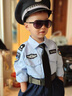 G.DUCKKIDS兒童警官衣服男童套裝夏季新款男寶寶警察演出服中小童襯衫短袖 衣服+褲子 120 尺碼4-5歲【110-120cm】 曬單實(shí)拍圖
