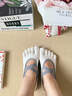 TLXT瑜伽襪子防滑專(zhuān)業(yè)女夏季普拉提五指襪室內運動(dòng)薄短款健身襪地板襪 珍珠白一雙 曬單實(shí)拍圖