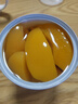百草味  水果黃桃罐頭糖水童年零食休閑小吃 黃桃罐頭果撈312g/罐 曬單實拍圖