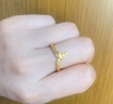 周六福金靈黃金戒指女生肖蛇本命年生日禮物計(jì)價(jià)A0113116 約2.86g 13號(hào) 曬單實(shí)拍圖
