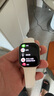 Apple/蘋果 Watch Series 10 智能手表GPS款46毫米玫瑰金色鋁金屬表殼淡桃粉色運(yùn)動型表帶M/L MX2A3CH/B 曬單實(shí)拍圖