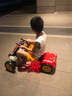 AULDEY兒童電動(dòng)四輪卡丁車(chē)1-8歲平衡車(chē)四輪小孩禮物可坐帶遙控免安裝 動(dòng)感紅雙驅(qū)超大電瓶藍(lán)牙音樂(lè)遙控 曬單實(shí)拍圖
