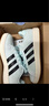 adidas「面包鞋」GRAND COURT BASE 00s休閑低幫板鞋男女阿迪達斯 薄荷綠/黑色/漢玉白   38 曬單實拍圖