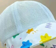 兔兔大文嬰幼兒帽子夏季1-2歲男女寶寶網(wǎng)眼透氣防曬遮陽帽大帽檐可折疊童 外星熊白-可拆卸防風(fēng)帶-升級款 帽圍45-50cm（建議5個月-3歲） 曬單實拍圖