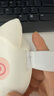 愛拉屋優(yōu)眼罩睡眠遮光眼罩3d立體冰絲眼罩夏季睡覺護眼舒適學(xué)生成人遮眼罩 白色貓【立體/冰絲/不壓迫眼球】 曬單實拍圖