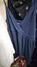 HOLLISTER25夏新款甜辣蕾絲邊收腰系帶吊帶娃娃衫女裝KI339-5145 海軍藍(lán) S (165/88A) 曬單實(shí)拍圖