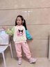 G.DUCKKIDS小黃鴨童裝兒童套裝女童秋裝新款中小童女孩庫(kù)洛米衛(wèi)衣女童兩件套 粉色-akkqqsi 120 適合110-120cm年齡6-7歲 曬單實(shí)拍圖