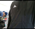 adidas休閑連帽拉鏈夾克外套男裝阿迪達(dá)斯官方輕運(yùn)動(dòng)GK9032   黑色/白   XL 曬單實(shí)拍圖