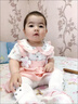 元萍穎嬰幼兒夏裝洋氣裙子韓版嬰兒0-1歲公主裙3女寶寶夏季裙子薄款 三個(gè)蝴蝶結(jié)黃色 100 cm 【適合90-98cm】 曬單實(shí)拍圖