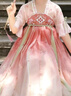 安妮優(yōu)兒女童漢服夏款櫻花公主古裝連衣裙2025新款夏季兒童裝超仙古風(fēng)裙子 紫色 120 曬單實(shí)拍圖