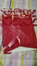 名創(chuàng  )優(yōu)品（MINISO）新年短袖男2025國潮本命年衣服蛇年開(kāi)春寬松純棉t恤 酒紅 L  曬單實(shí)拍圖