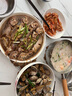 非洲鷹（feizhouying）折疊方圓桌子簡易折疊餐桌麻將桌折疊飯桌大圓桌家用折疊桌 白理石紋1.17米【加粗黑腿】 曬單實(shí)拍圖