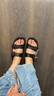 斯凱奇（Skechers）七夕禮物拖鞋女士夏季涼鞋透氣輕便一腳蹬EVA涼拖鞋沙灘鞋111590 曬單實(shí)拍圖